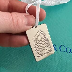 Tiffany landmark charm and bag